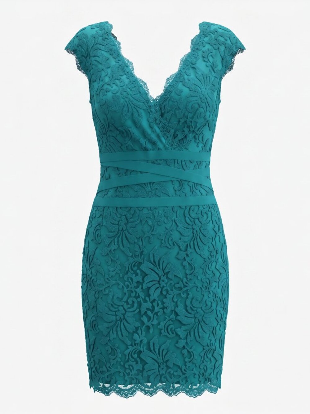 Tadashi Shoji Corded Lace Cocktail Dress